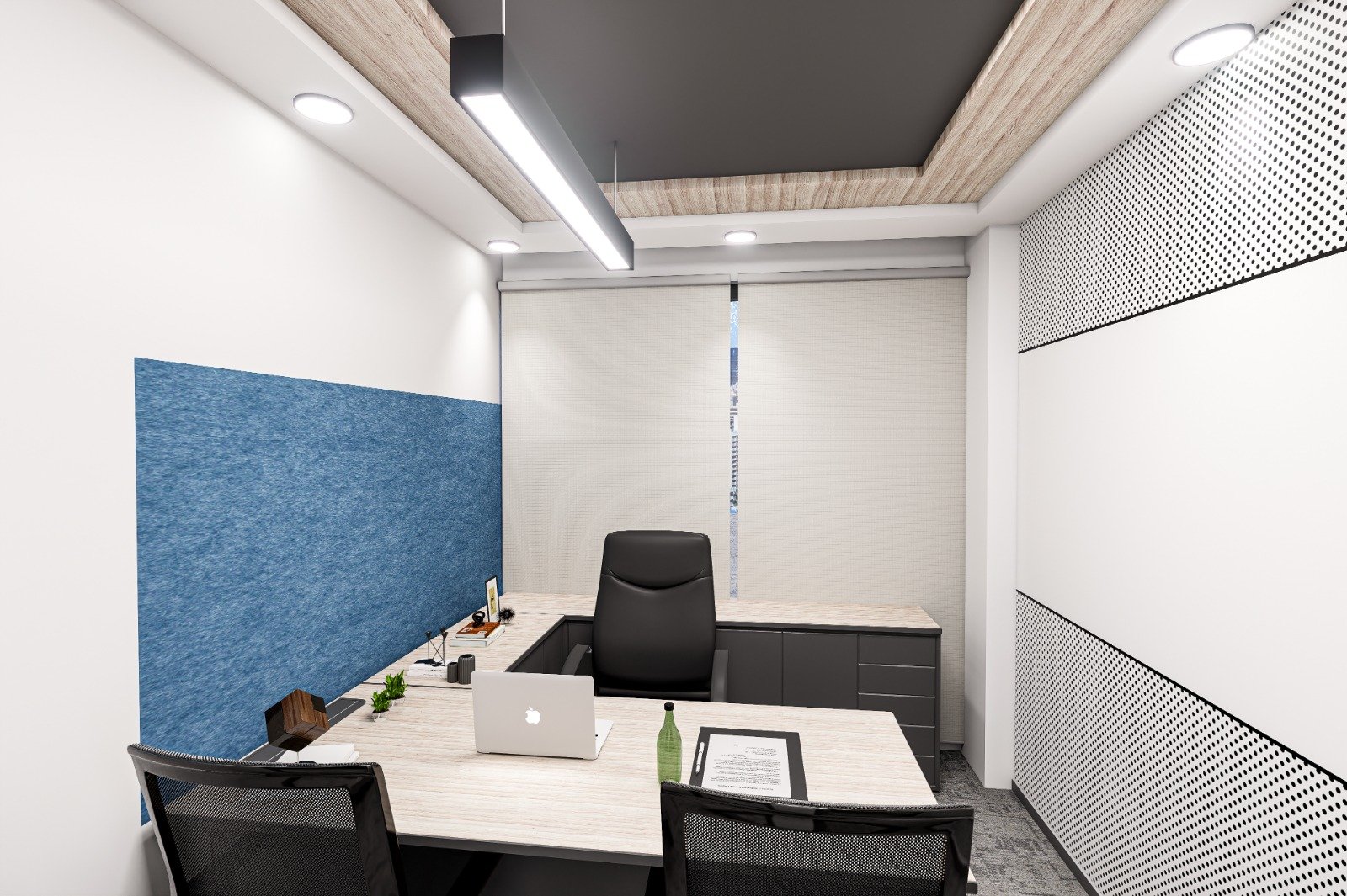 Actual Iksana executive office furniture supplied by Kan Systems