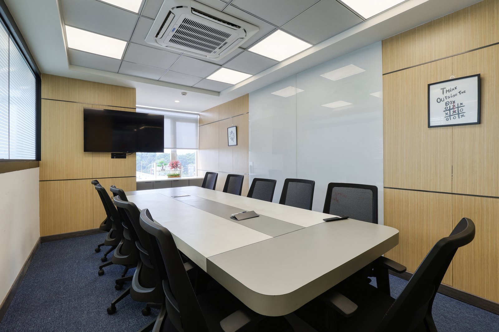 Conference table and meeting-room seating at Cpl India, New Delhi